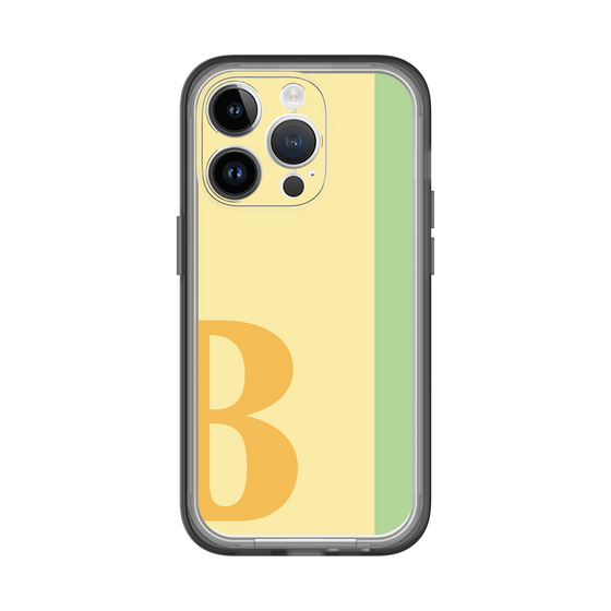 Slim Protection Premium Case［ オリジナル - initial color line - B yellow ］