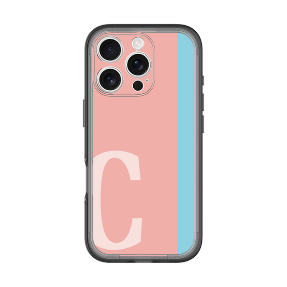 Slim Protection Premium Case［ オリジナル - initial color line - C pink ］