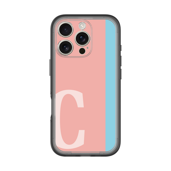 Slim Protection Premium Case［ オリジナル - initial color line - C pink ］