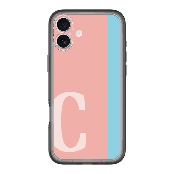 Slim Protection Premium Case［ オリジナル - initial color line - C pink ］