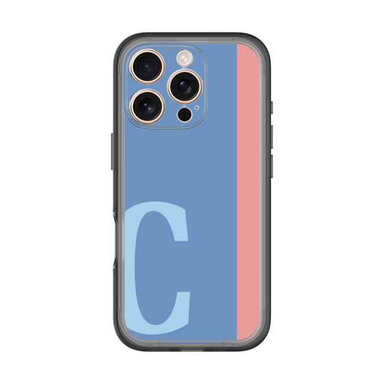 Slim Protection Premium Case［ オリジナル - initial color line - C blue ］