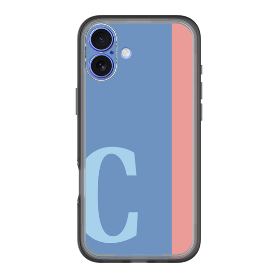 Slim Protection Premium Case［ オリジナル - initial color line - C blue ］