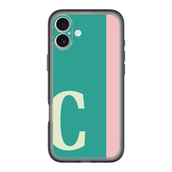 Slim Protection Premium Case［ オリジナル - initial color line - C green ］