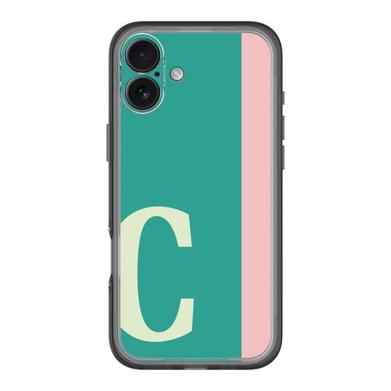 Slim Protection Premium Case［ オリジナル - initial color line - C green ］