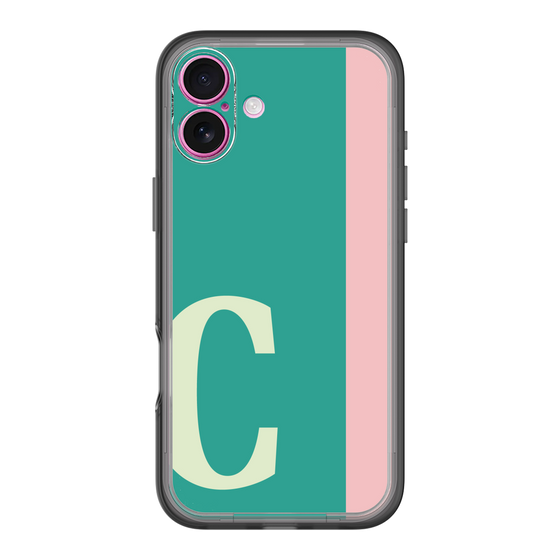 Slim Protection Premium Case［ オリジナル - initial color line - C green ］