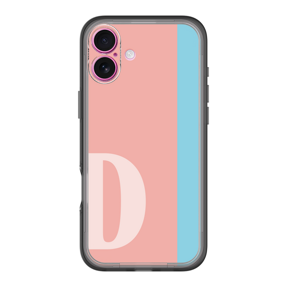 Slim Protection Premium Case［ オリジナル - initial color line - D pink ］