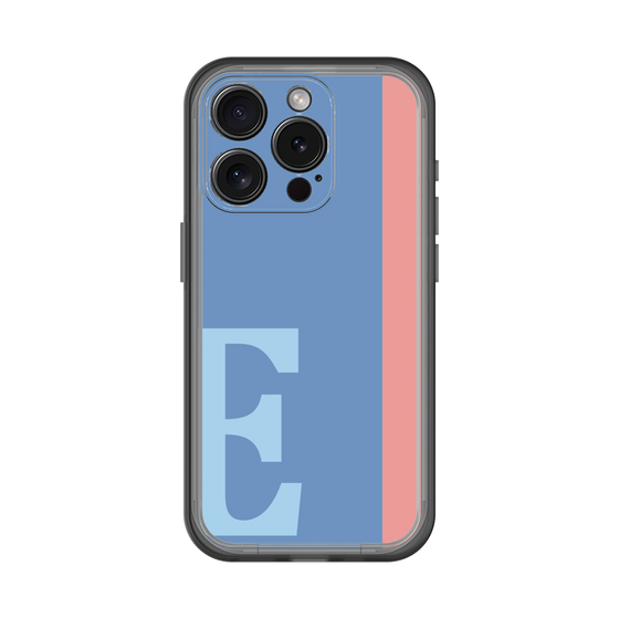 Slim Protection Premium Case［ オリジナル - initial color line - E blue ］