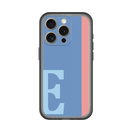 Slim Protection Premium Case［ オリジナル - initial color line - E blue ］