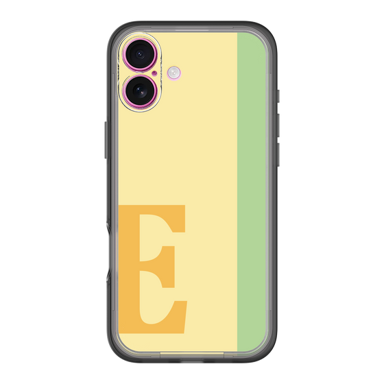 Slim Protection Premium Case［ オリジナル - initial color line - E yellow ］