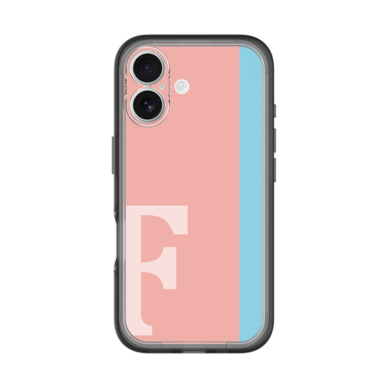 Slim Protection Premium Case［ オリジナル - initial color line - F pink ］