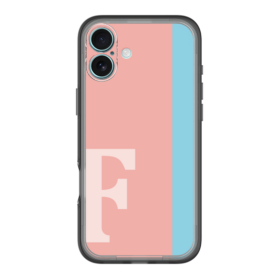Slim Protection Premium Case［ オリジナル - initial color line - F pink ］