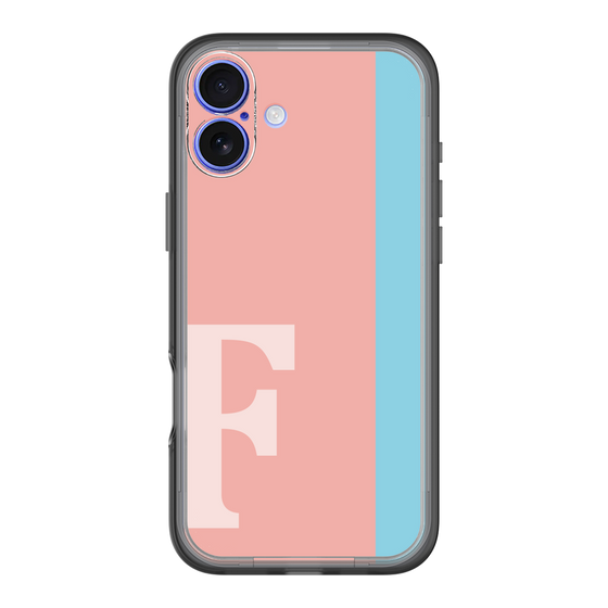 Slim Protection Premium Case［ オリジナル - initial color line - F pink ］