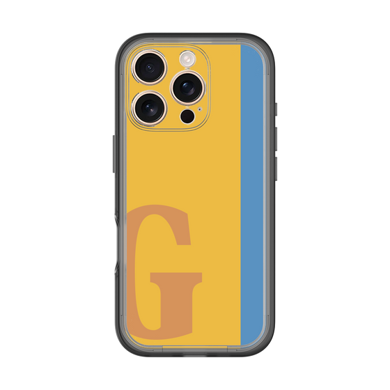 Slim Protection Premium Case［ オリジナル - initial color line - G orange ］