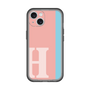 Slim Protection Premium Case［ オリジナル - initial color line - H pink ］