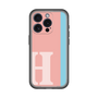 Slim Protection Premium Case［ オリジナル - initial color line - H pink ］