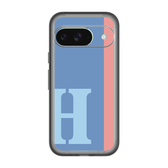 Slim Protection Premium Case［ オリジナル - initial color line - H blue ］