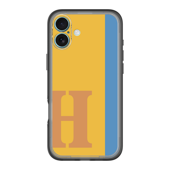 Slim Protection Premium Case［ オリジナル - initial color line - H orange ］
