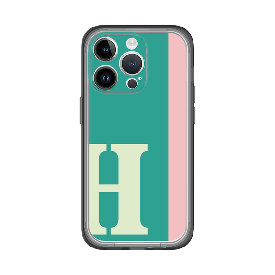 Slim Protection Premium Case［ オリジナル - initial color line - H green ］