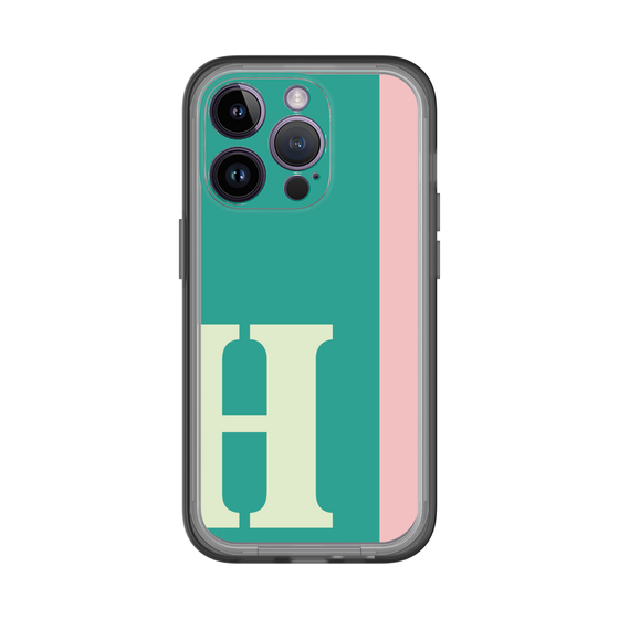 Slim Protection Premium Case［ オリジナル - initial color line - H green ］