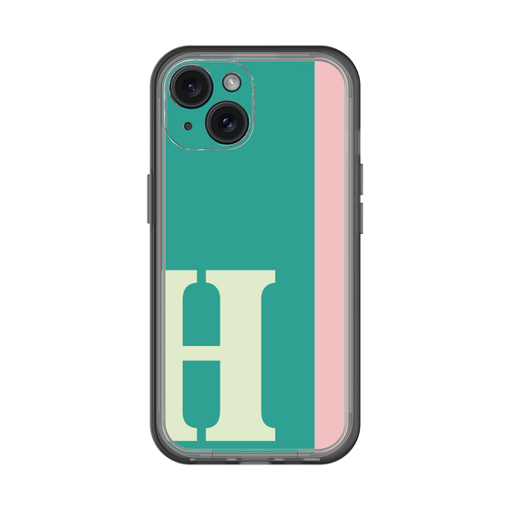 Slim Protection Premium Case［ オリジナル - initial color line - H green ］
