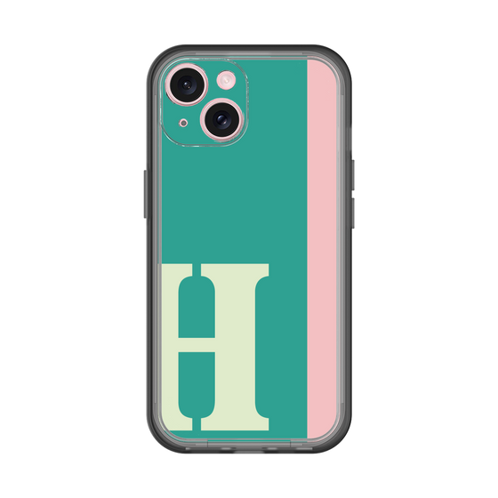 Slim Protection Premium Case［ オリジナル - initial color line - H green ］