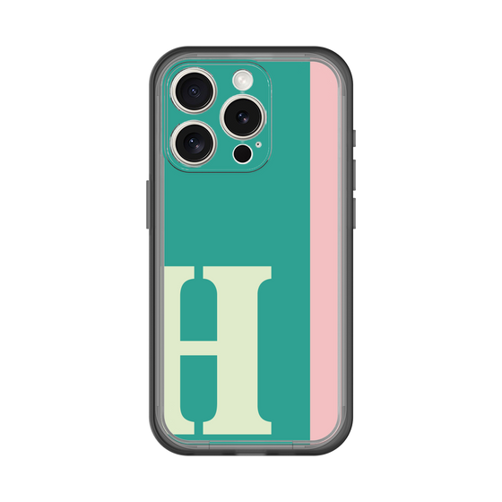 Slim Protection Premium Case［ オリジナル - initial color line - H green ］