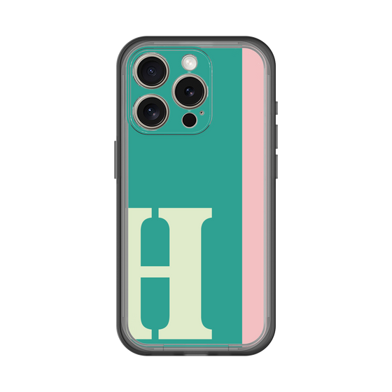 Slim Protection Premium Case［ オリジナル - initial color line - H green ］