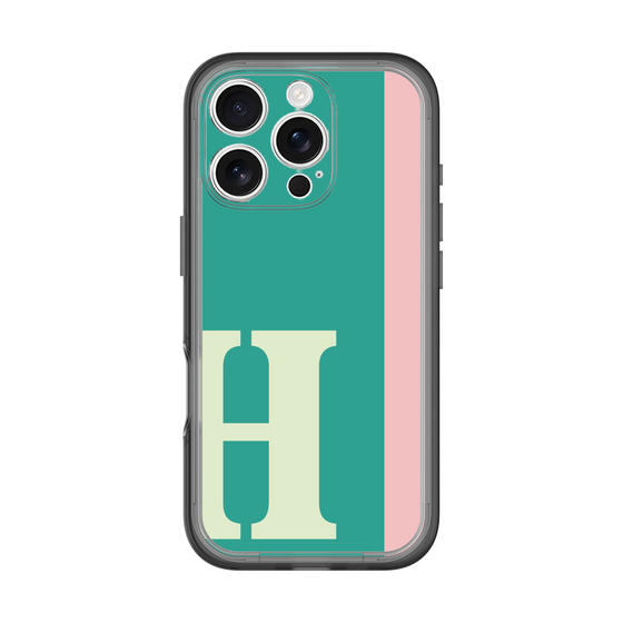 Slim Protection Premium Case［ オリジナル - initial color line - H green ］