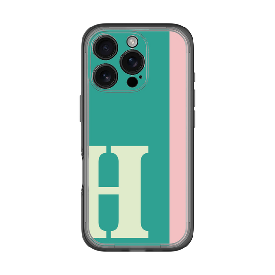 Slim Protection Premium Case［ オリジナル - initial color line - H green ］