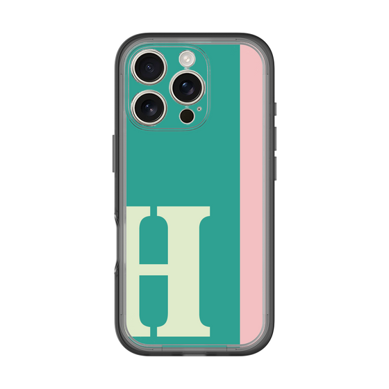 Slim Protection Premium Case［ オリジナル - initial color line - H green ］