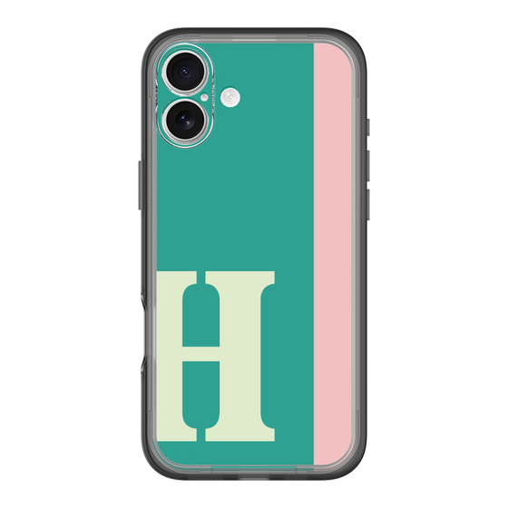 Slim Protection Premium Case［ オリジナル - initial color line - H green ］