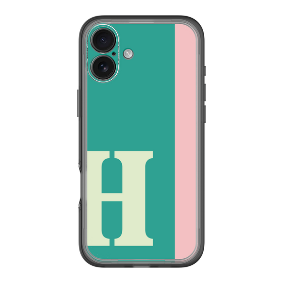 Slim Protection Premium Case［ オリジナル - initial color line - H green ］