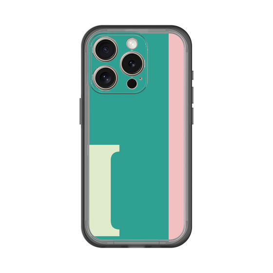 Slim Protection Premium Case［ オリジナル - initial color line - I green ］