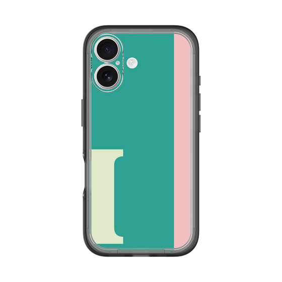 Slim Protection Premium Case［ オリジナル - initial color line - I green ］