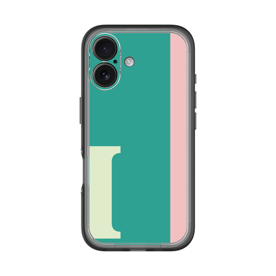 Slim Protection Premium Case［ オリジナル - initial color line - I green ］