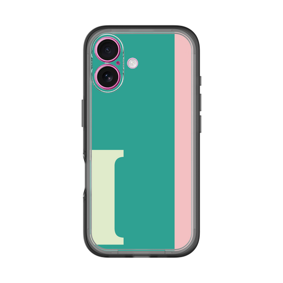 Slim Protection Premium Case［ オリジナル - initial color line - I green ］
