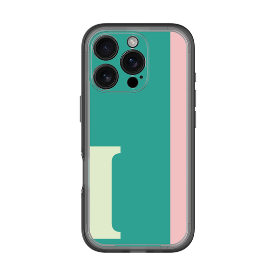 Slim Protection Premium Case［ オリジナル - initial color line - I green ］