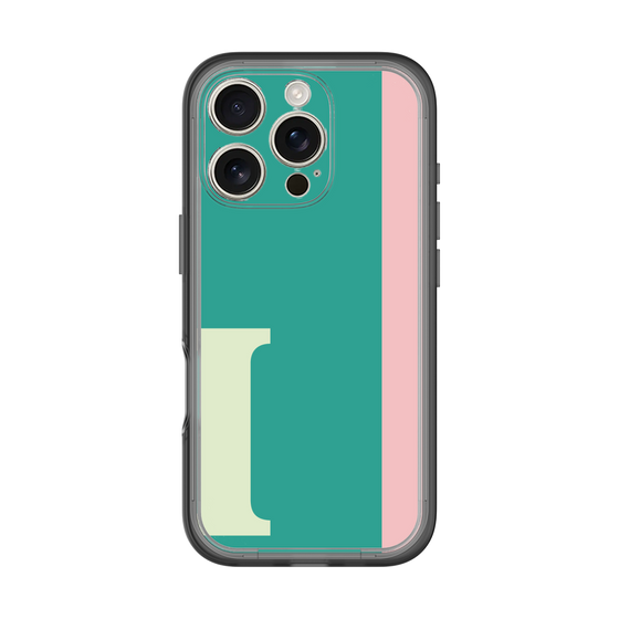 Slim Protection Premium Case［ オリジナル - initial color line - I green ］