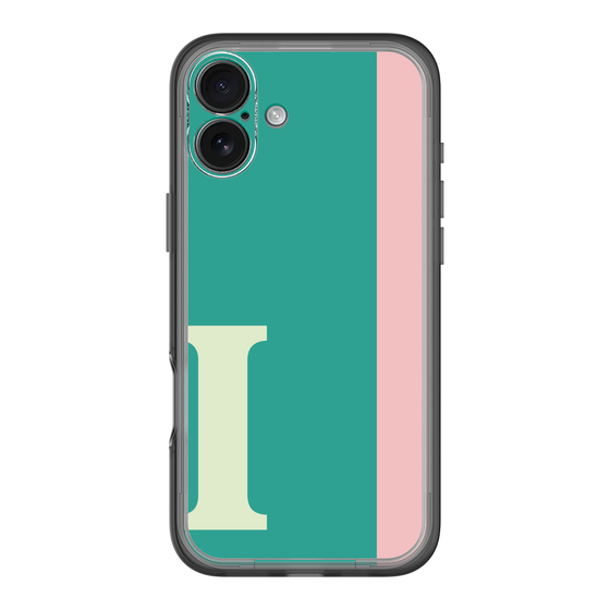 Slim Protection Premium Case［ オリジナル - initial color line - I green ］