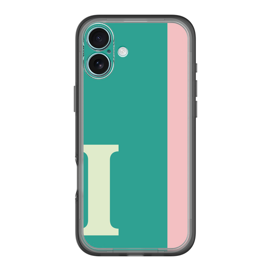 Slim Protection Premium Case［ オリジナル - initial color line - I green ］
