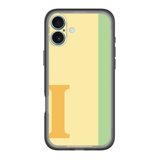 Slim Protection Premium Case［ オリジナル - initial color line - I yellow ］