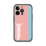 Slim Protection Premium Case［ オリジナル - initial color line - J pink ］