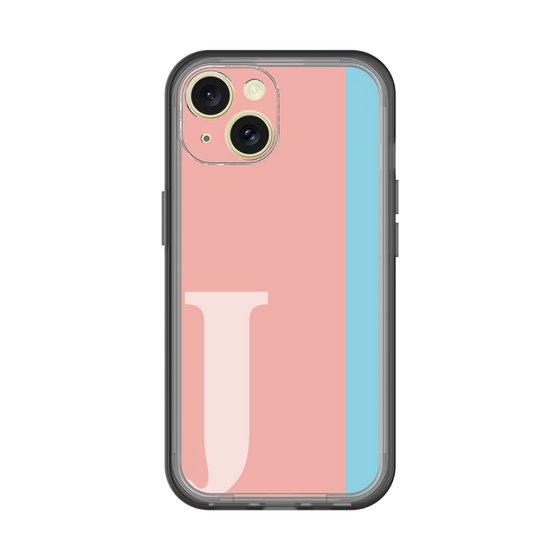 Slim Protection Premium Case［ オリジナル - initial color line - J pink ］