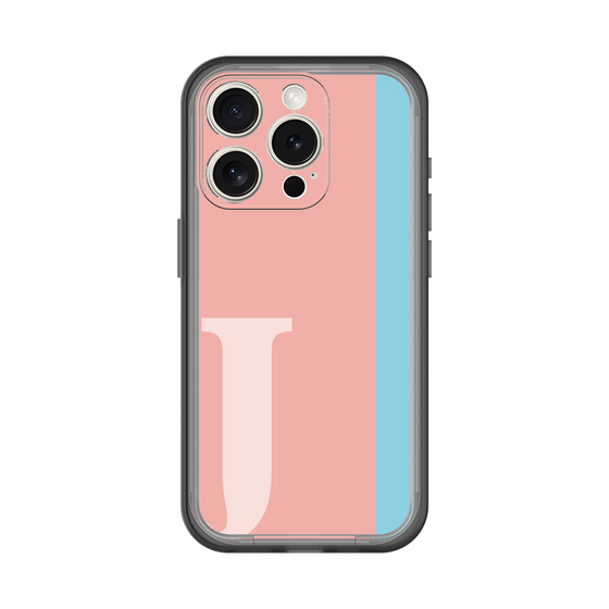 Slim Protection Premium Case［ オリジナル - initial color line - J pink ］