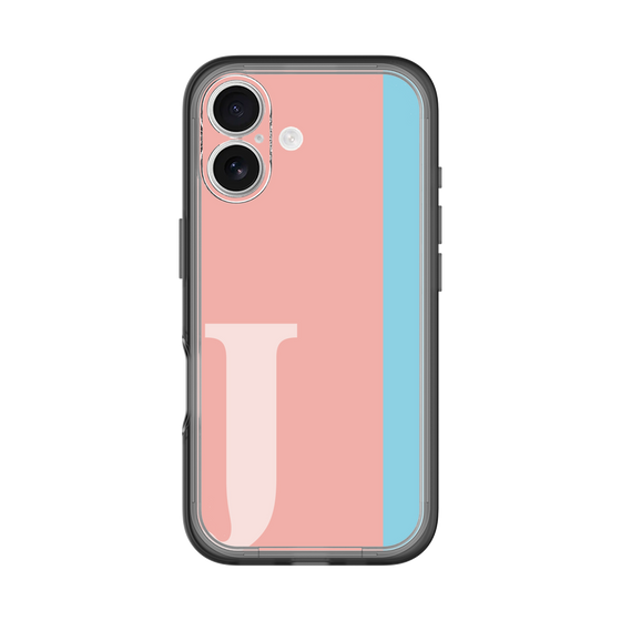 Slim Protection Premium Case［ オリジナル - initial color line - J pink ］