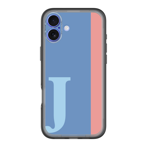 Slim Protection Premium Case［ オリジナル - initial color line - J blue ］