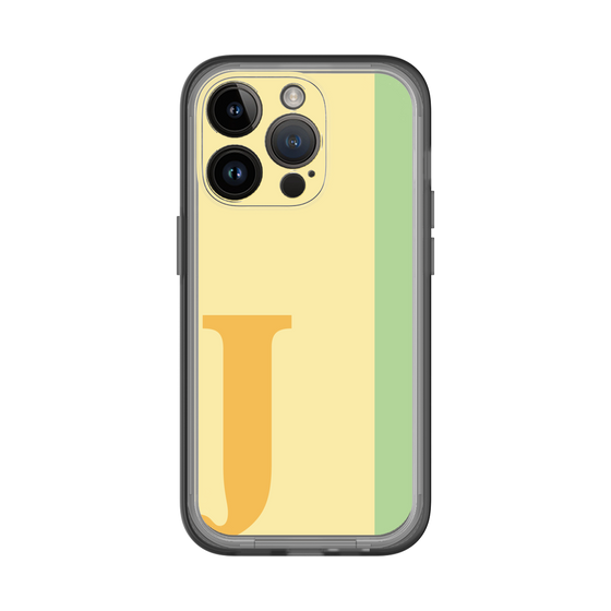 Slim Protection Premium Case［ オリジナル - initial color line - J yellow ］