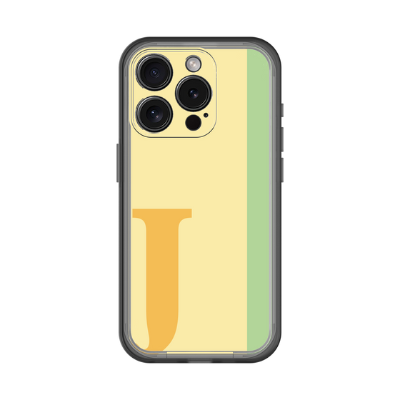 Slim Protection Premium Case［ オリジナル - initial color line - J yellow ］