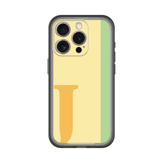 Slim Protection Premium Case［ オリジナル - initial color line - J yellow ］
