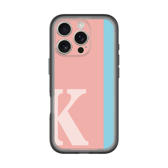 Slim Protection Premium Case［ オリジナル - initial color line - K pink ］